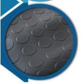 Gulvmatte 2*5M Svart