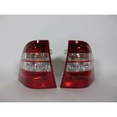 LED Bakl.sett W163 red/clear